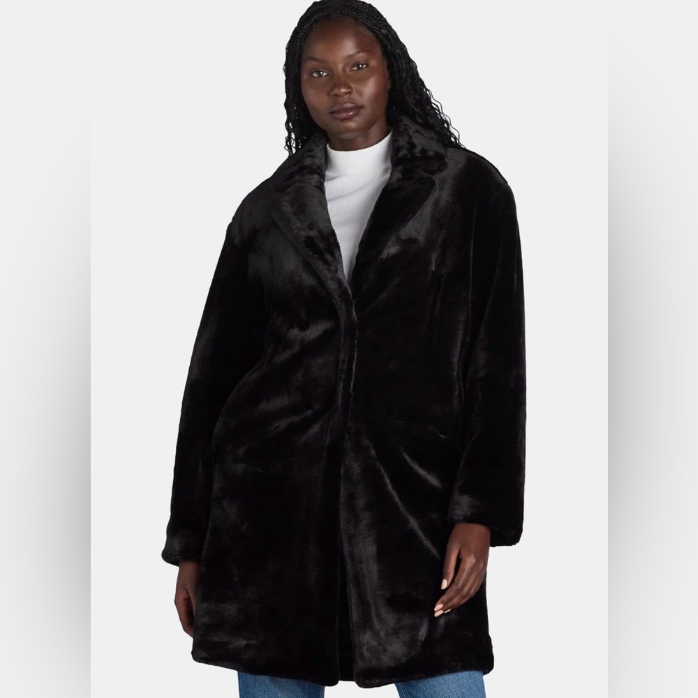 STEVE MADDEN FAUX FUR WINTER COAT NWOT XS